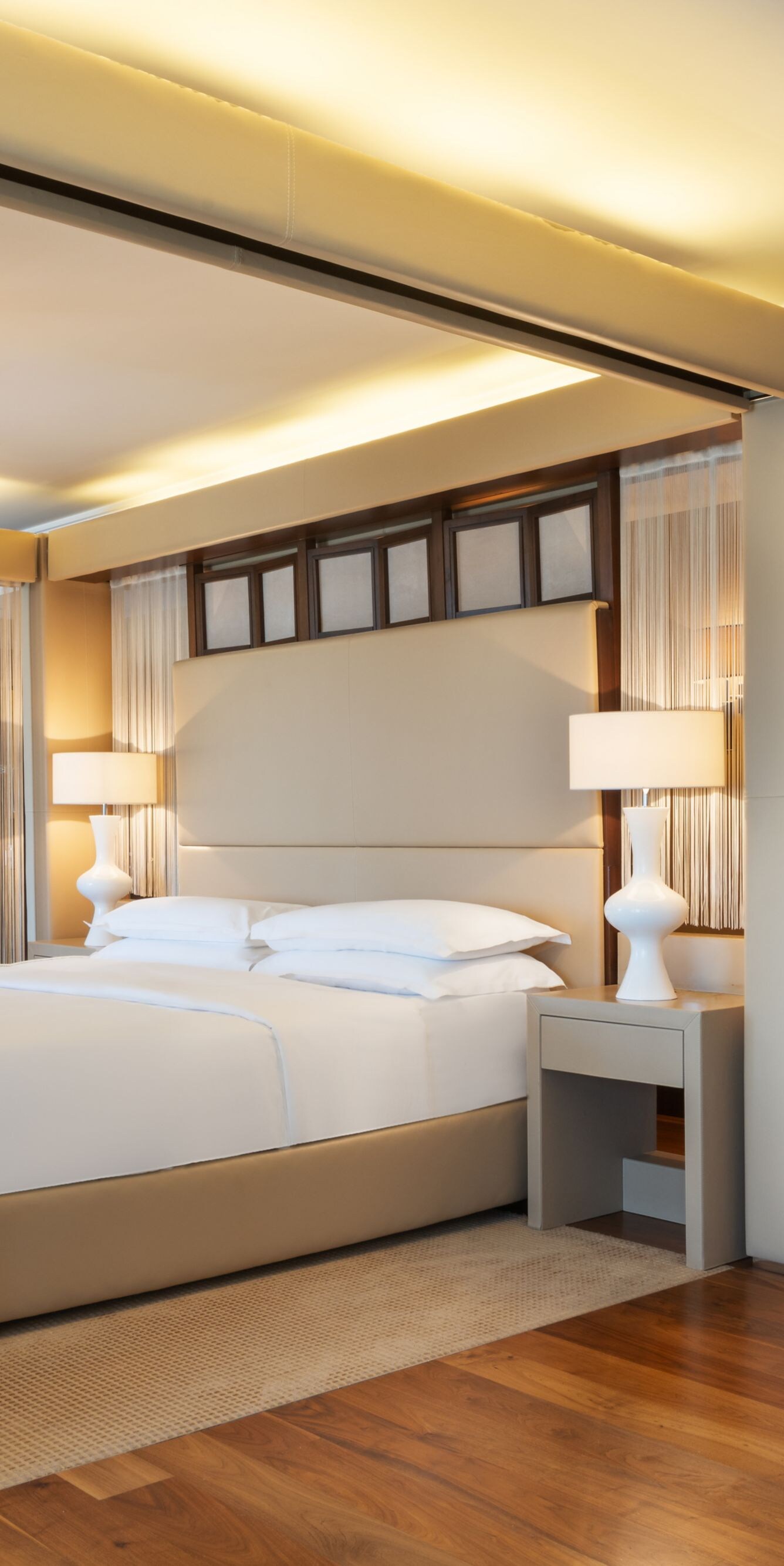 Lugal Suite king bedroom with elegant interiors