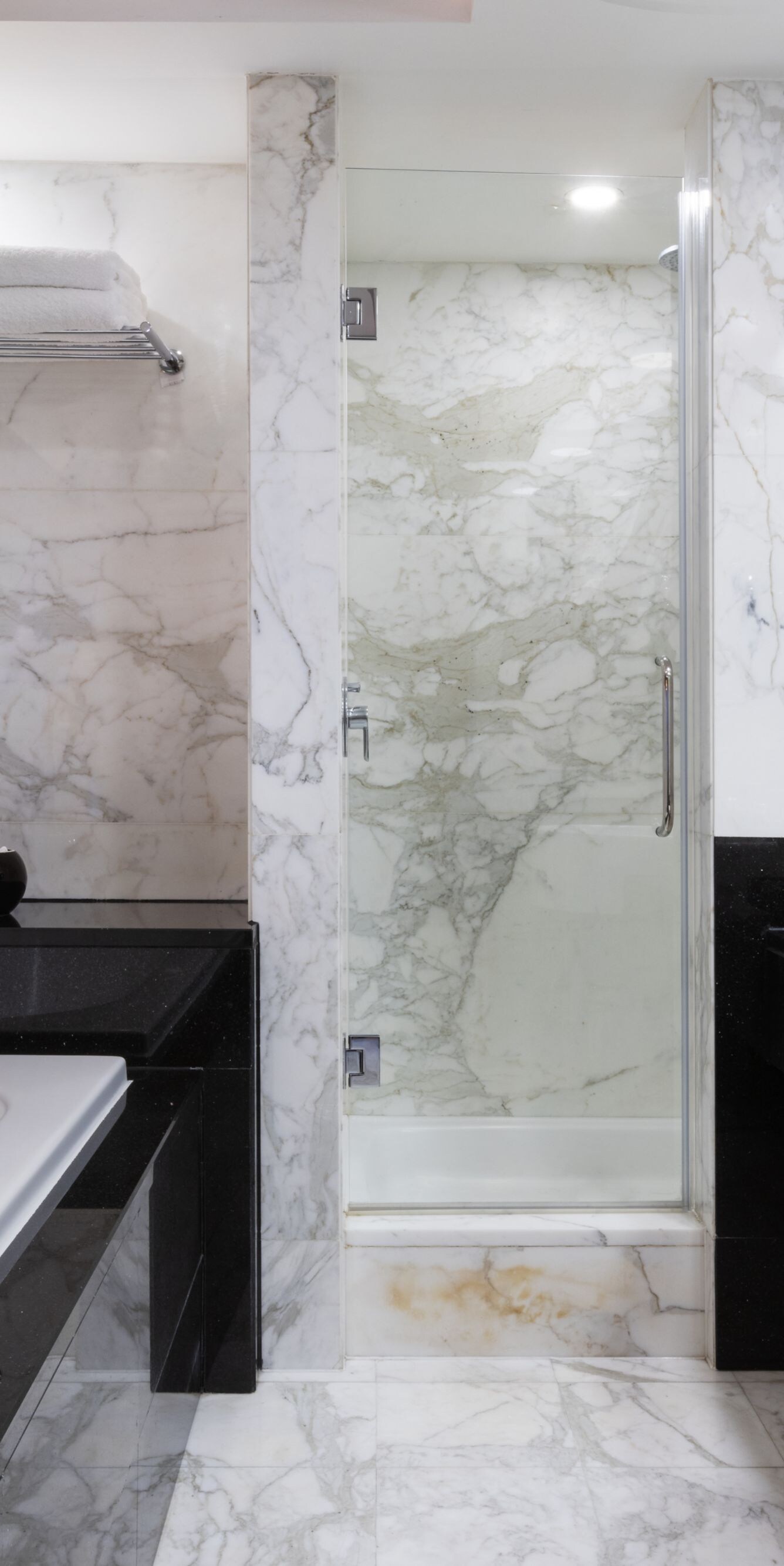 Two Bedroom Suite marble bathroom with bathtub