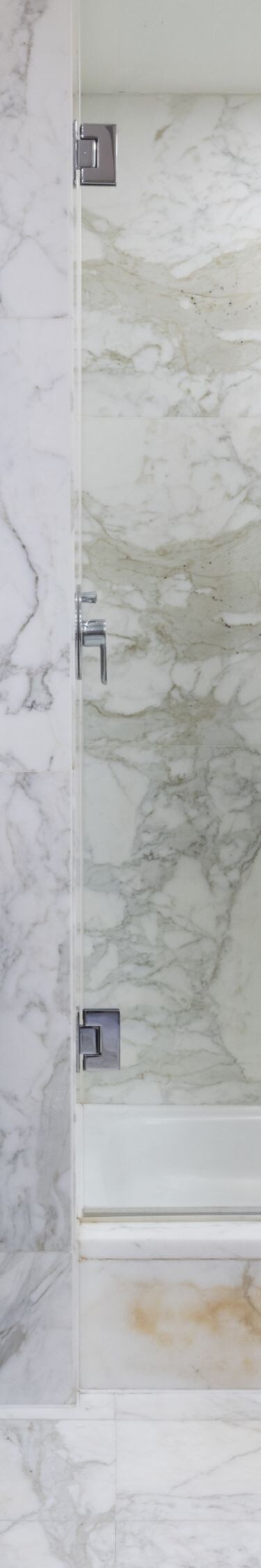 Two Bedroom Suite marble bathroom with bathtub