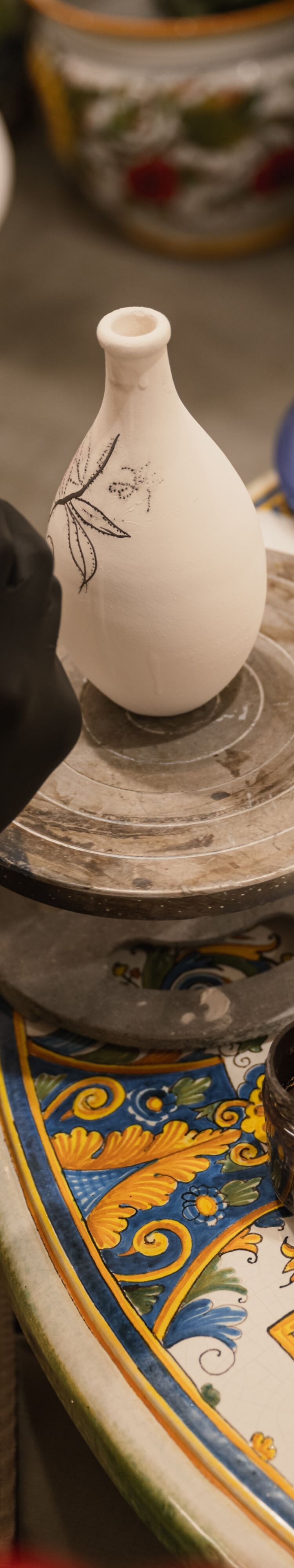 giotti ceramiche peinture céramique artisan atelier