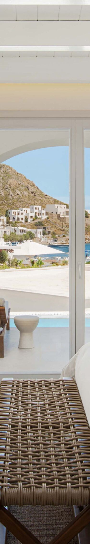 Elegant bedrrom with private pool