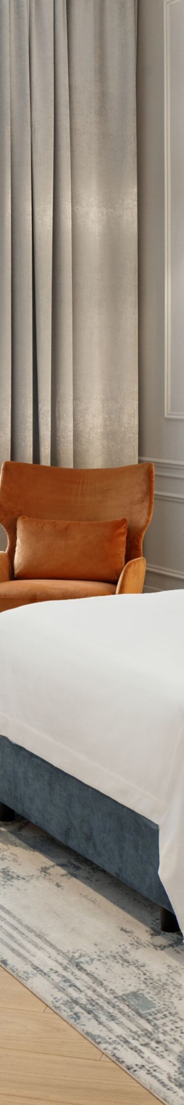 Junior Suite Twin Beds with a sofa and a desk