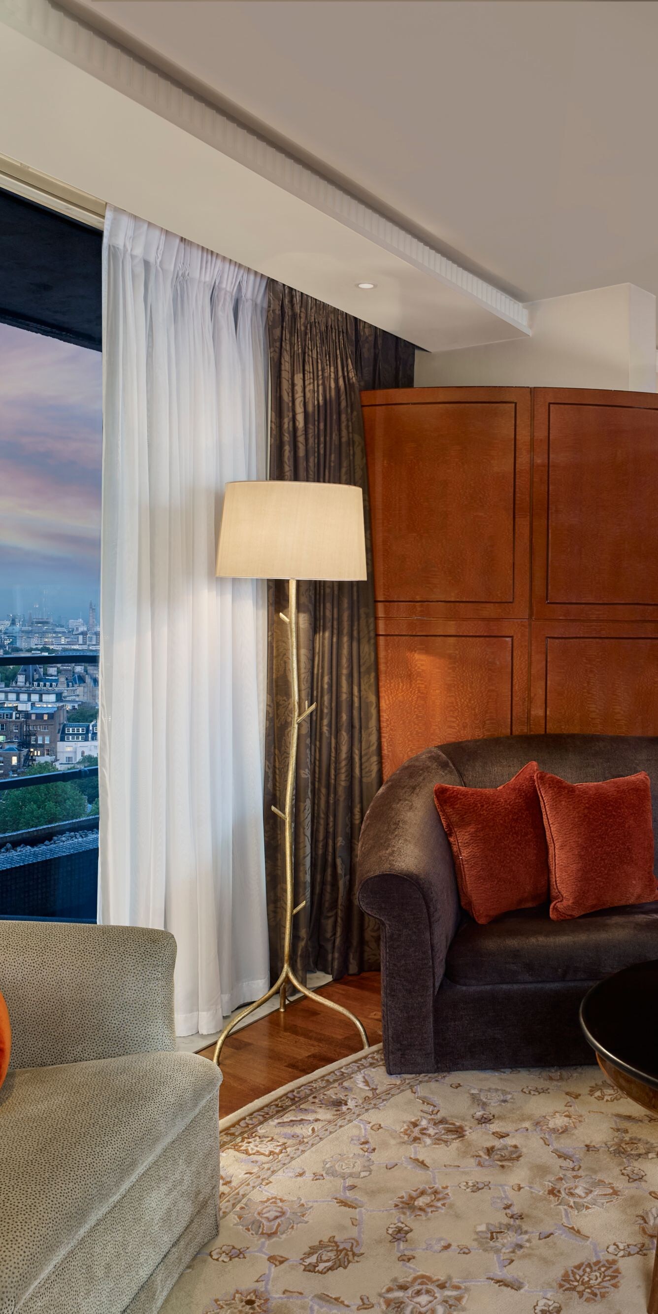 Living room in a Penthouse Suite