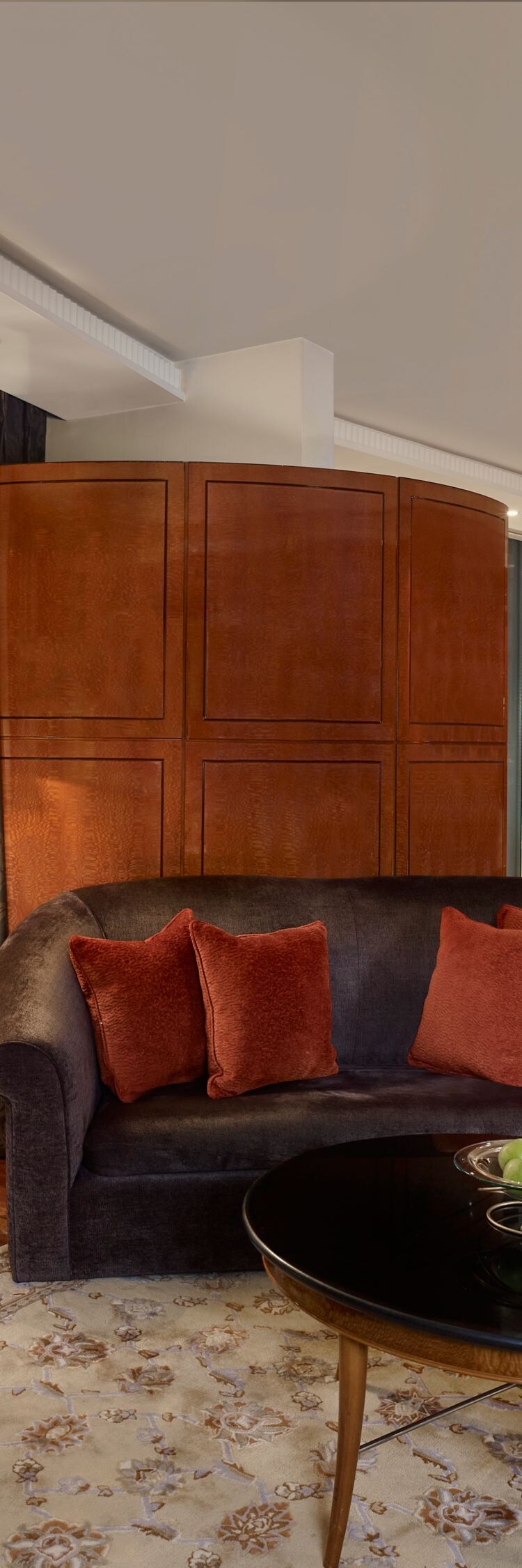 Living room in a Penthouse Suite