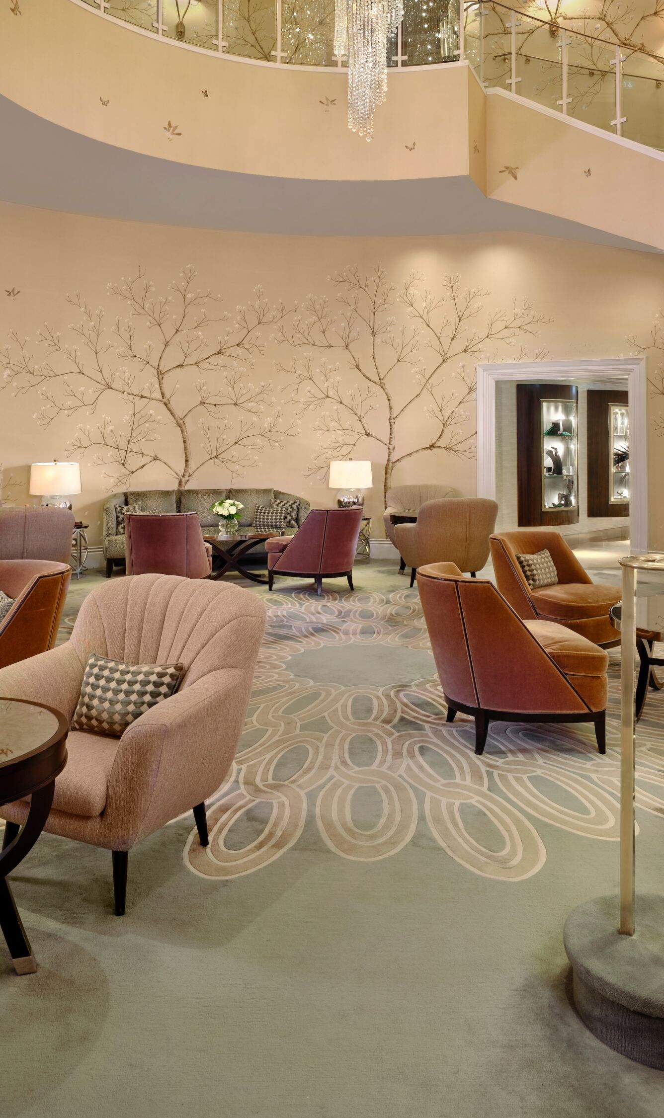 The Knighstbridge Lounge seating  area 
