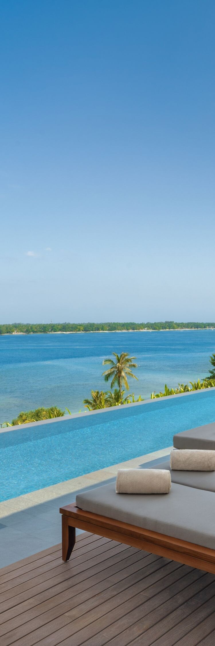 Three-bedroom suite with private pool
