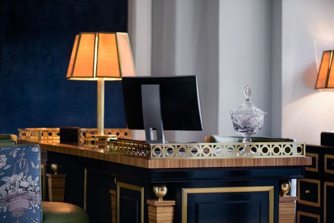 reception luxury hotel in madrid , spain