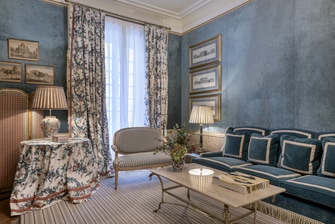 Suite Royal, sala de estar, habitaciones de lujo en Madrid