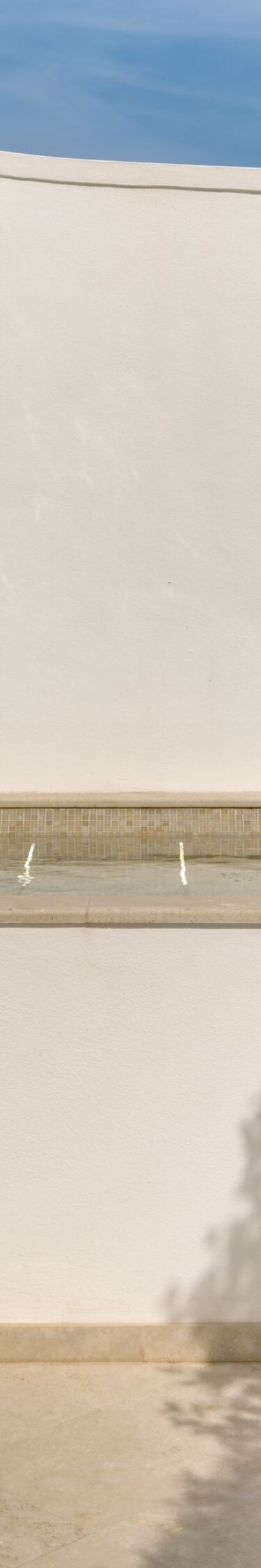 Private patio with plunge pool and outdoor seating