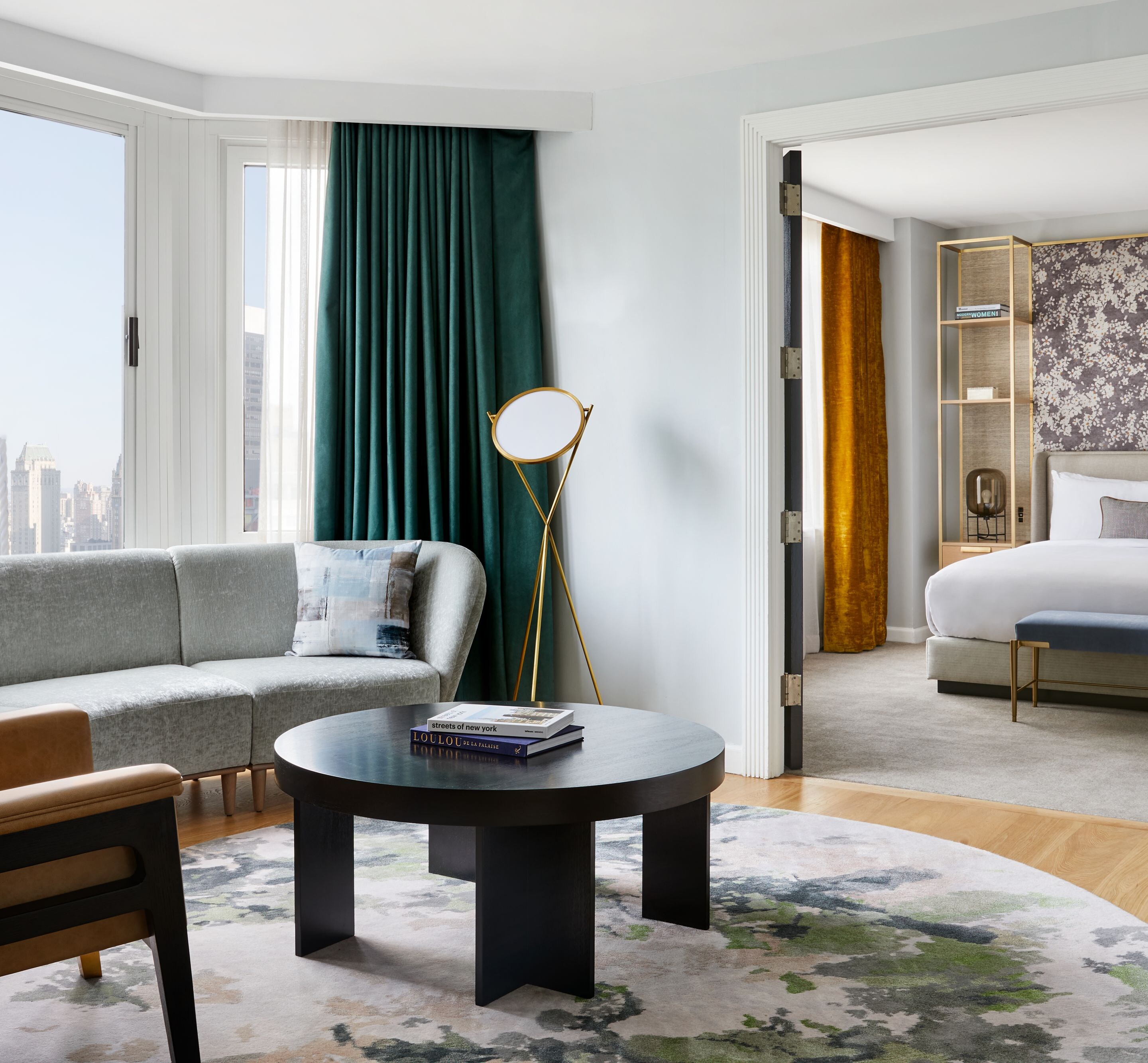 Atrium Suite Living Room & Bedroom
