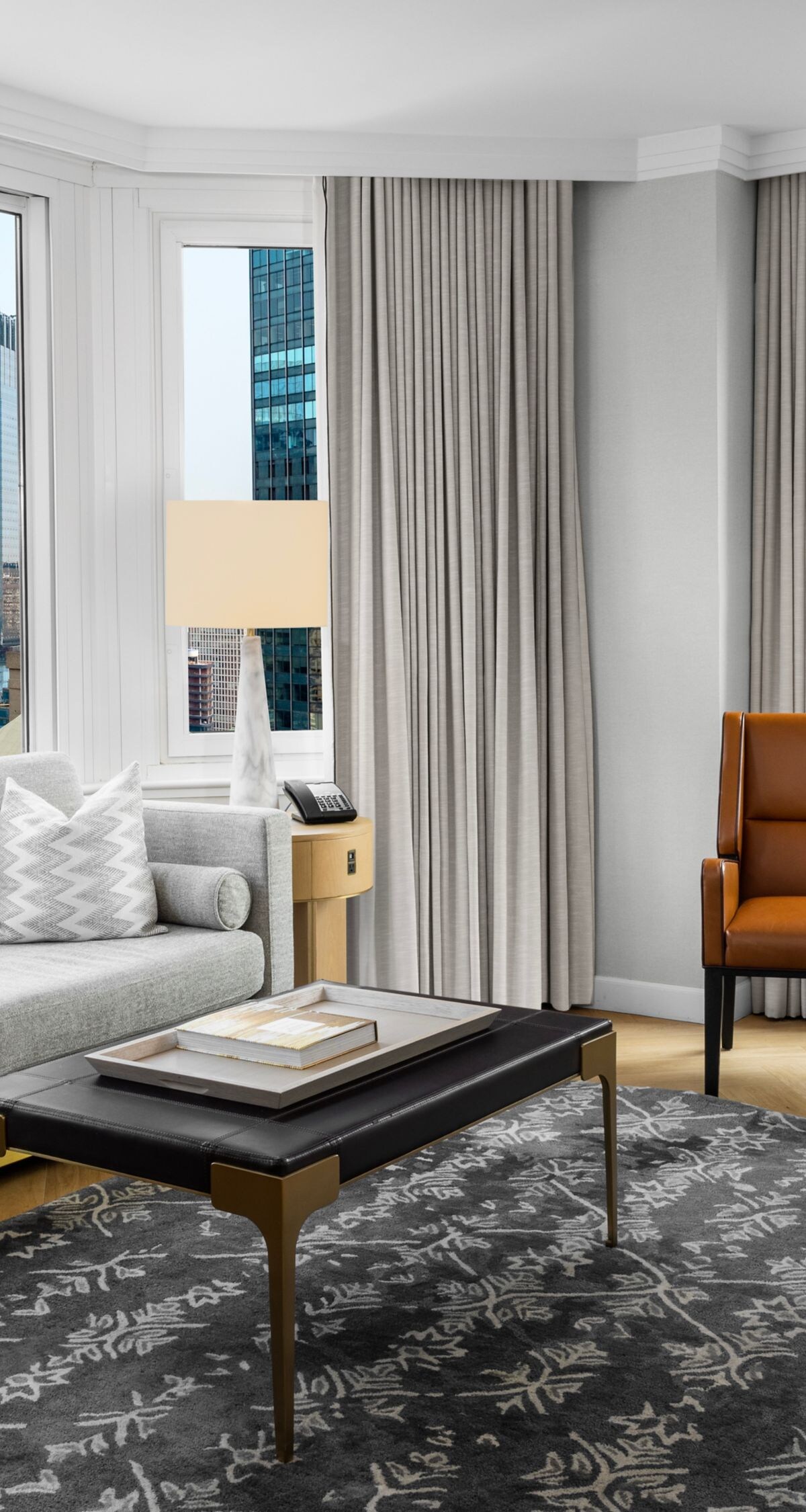 Premium Park View Living Room of luxury suite
