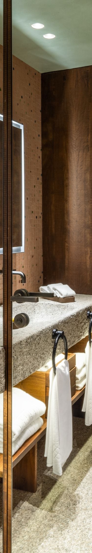 Island Deluxe Bathroom with rainfall shower