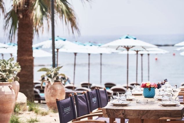 Nammos Limassol dining by the beach 