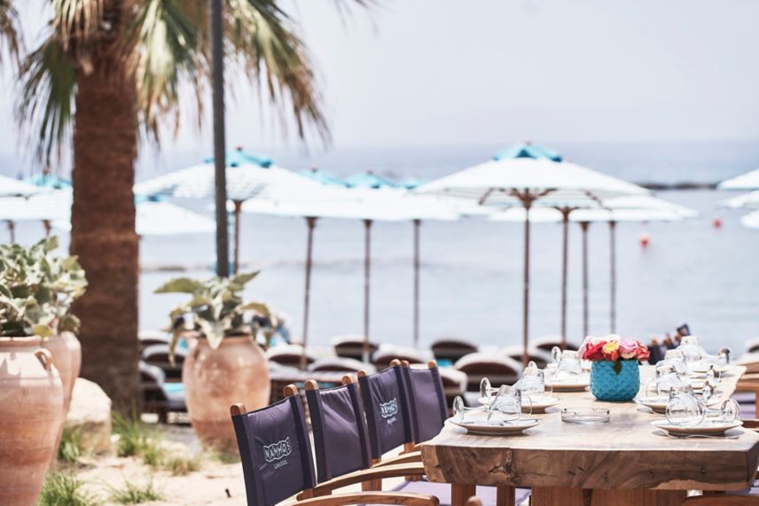 Nammos Limassol dining by the beach 