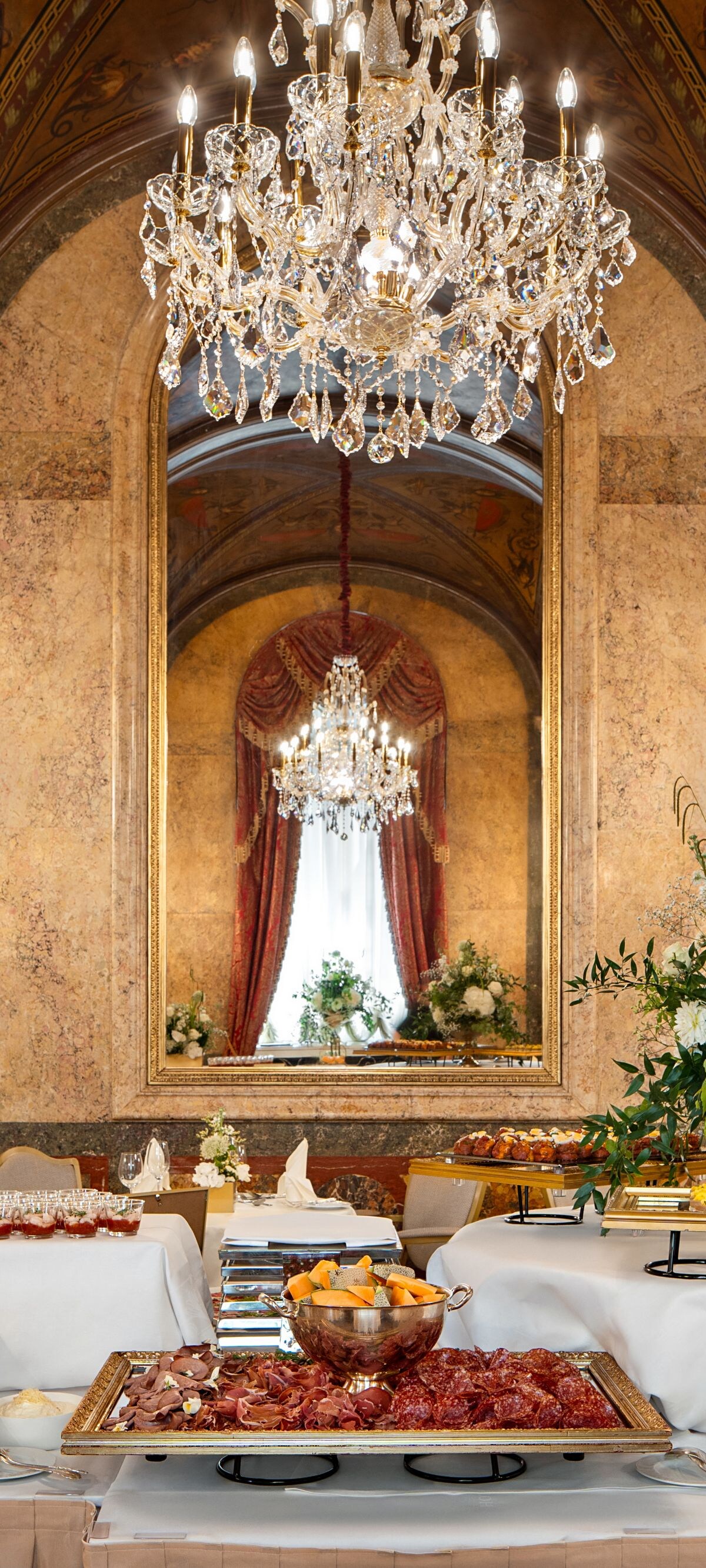 Hotel Imperial, Champagne Brunch, Setup