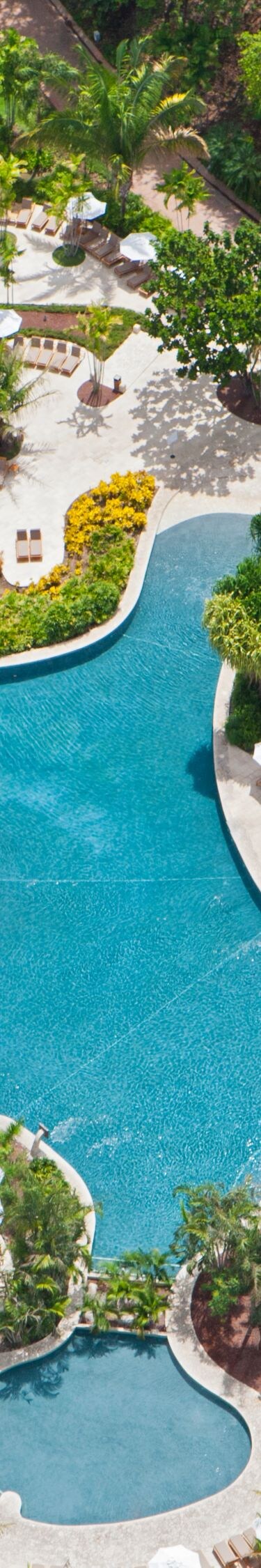 Piscine : vue aérienne