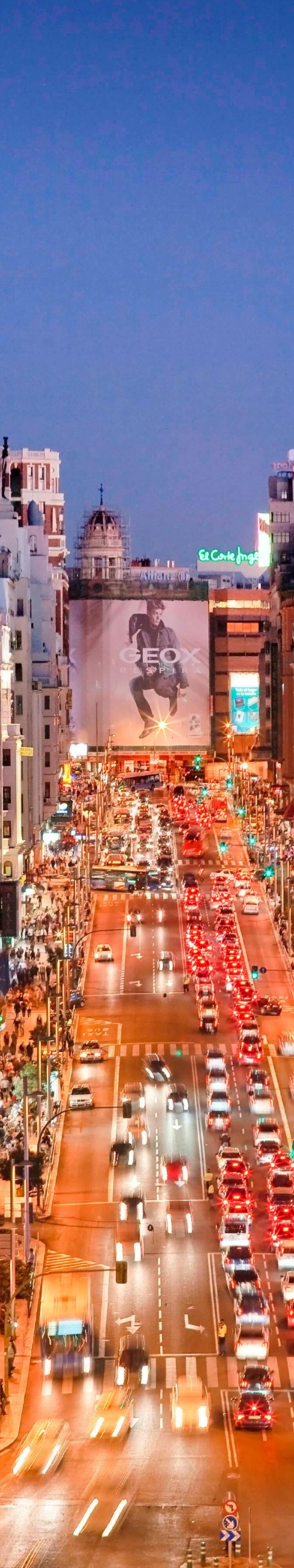 Gran Vía en Madrid