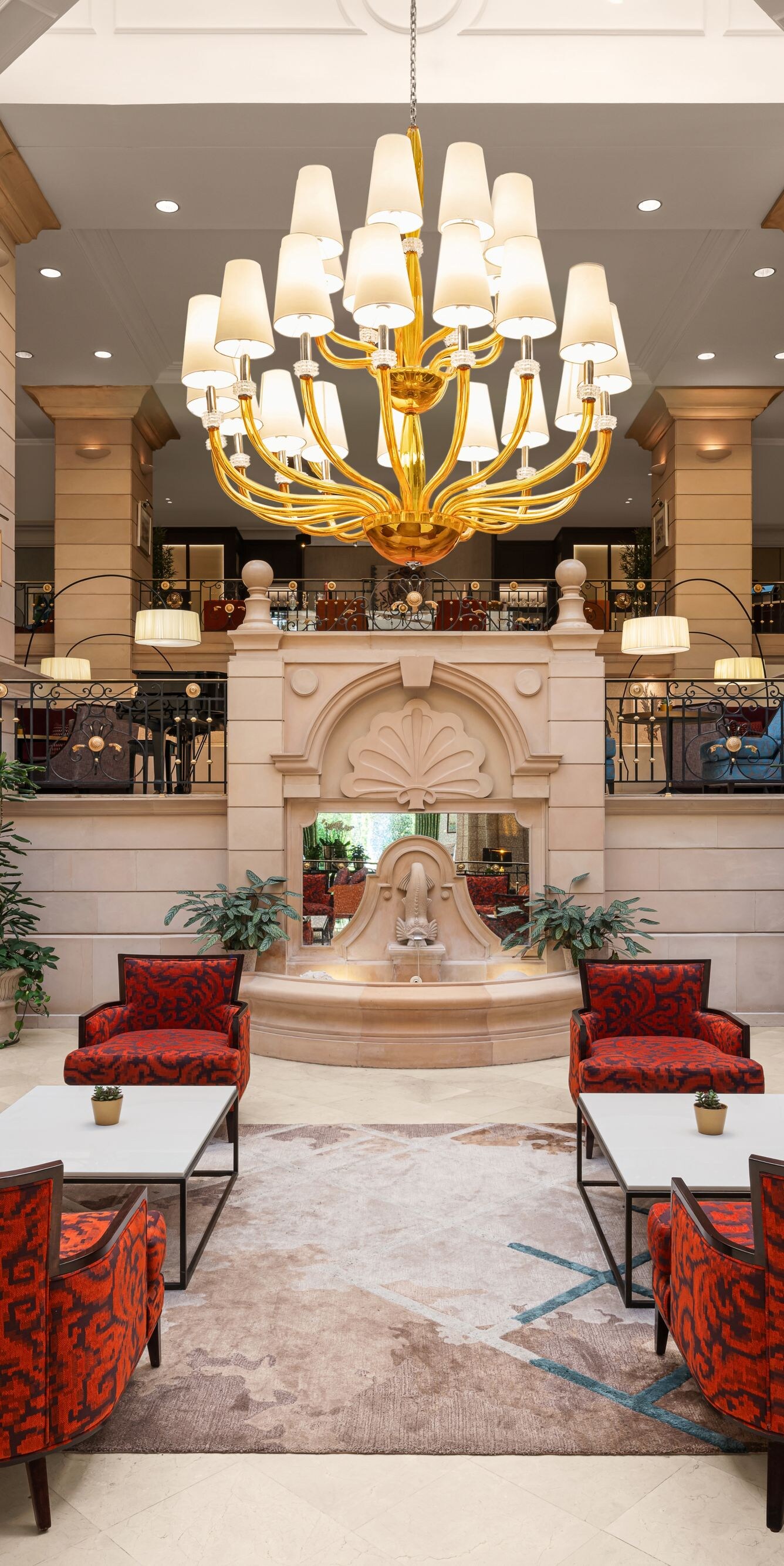 Lobby seating area