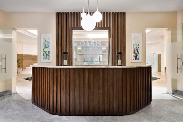 Oasis Health Club - Reception Area
