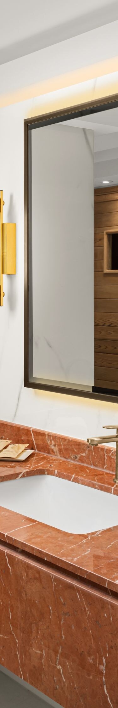 Royal Suite bathroom with dual sinks