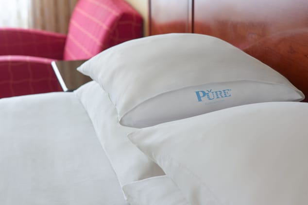Pure Room with allergy-free bedding.
