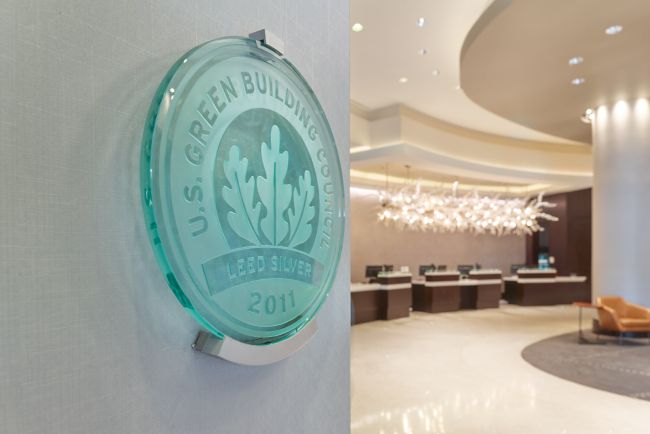sign of LEED certification
