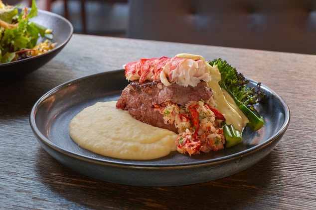 Sear Dining - 8oz lobster stuffed filet mignon wit