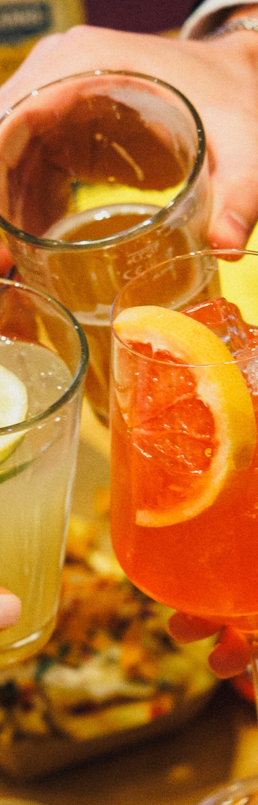 a lot of drinks