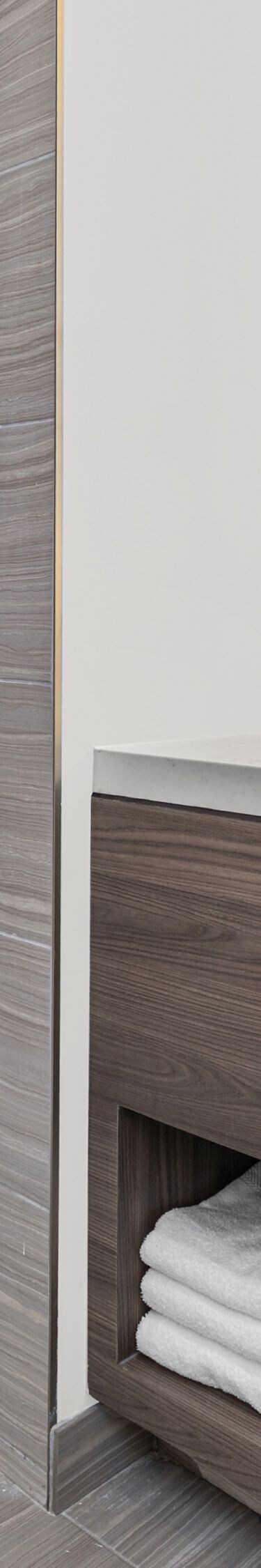 bathtub and sink with storage