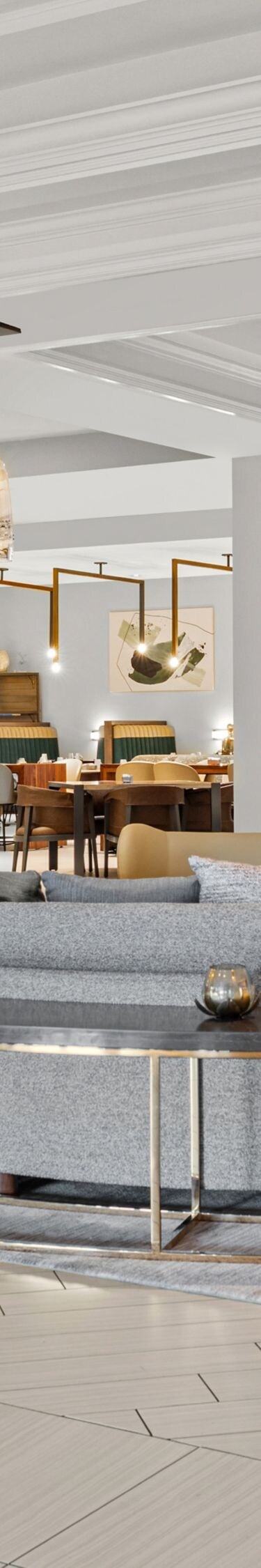 couches and chairs in hotel lobby