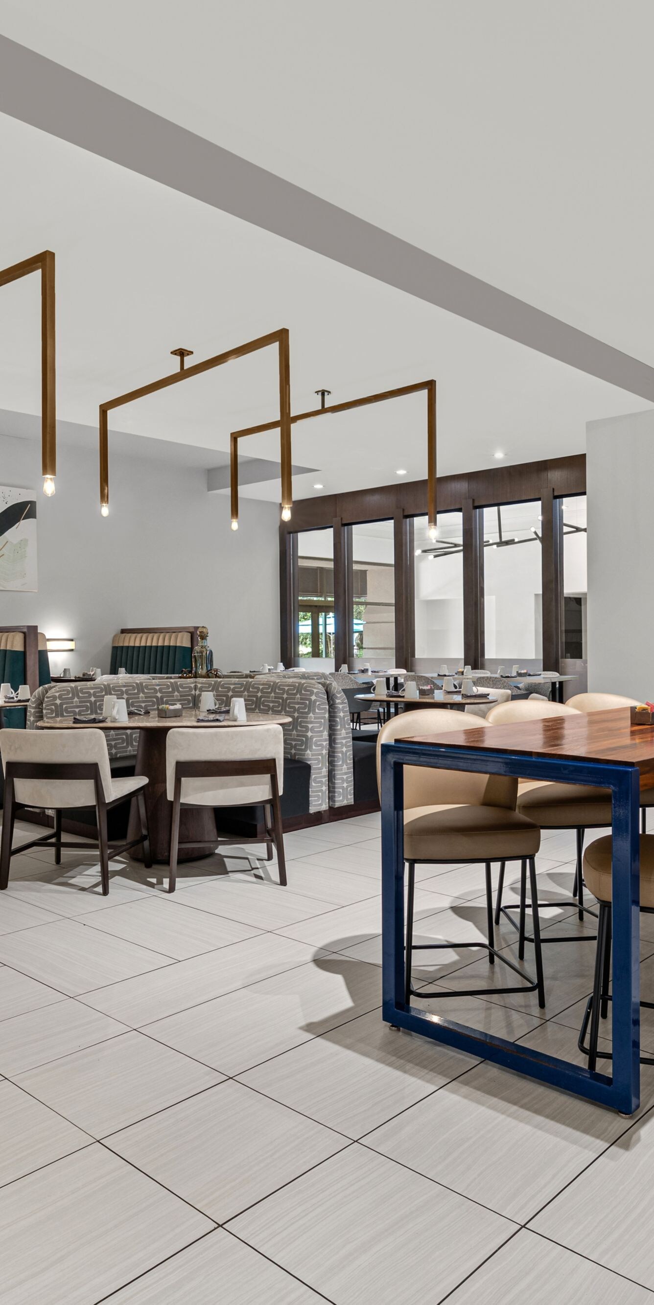 restaurant tables and chairs