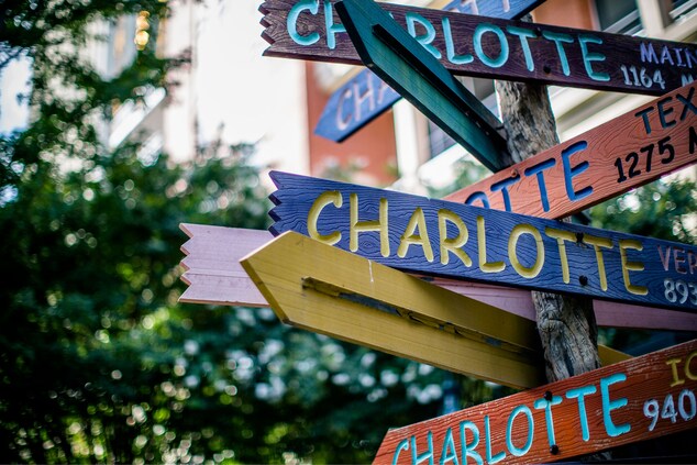 Charlotte Sign at The Green