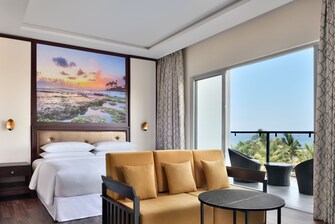 Junior Suite Bedroom with Ocean view