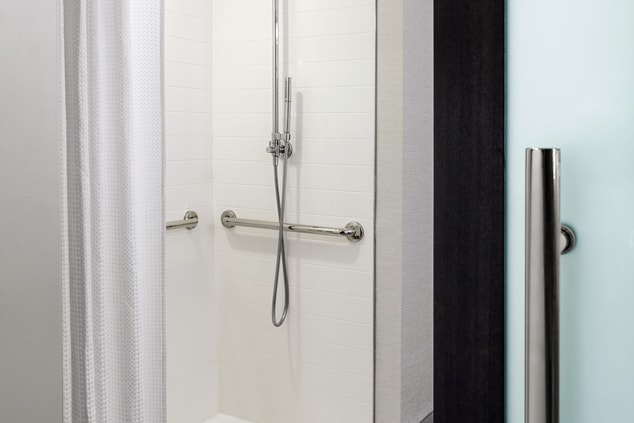 Accessible Bathroom Roll in Shower