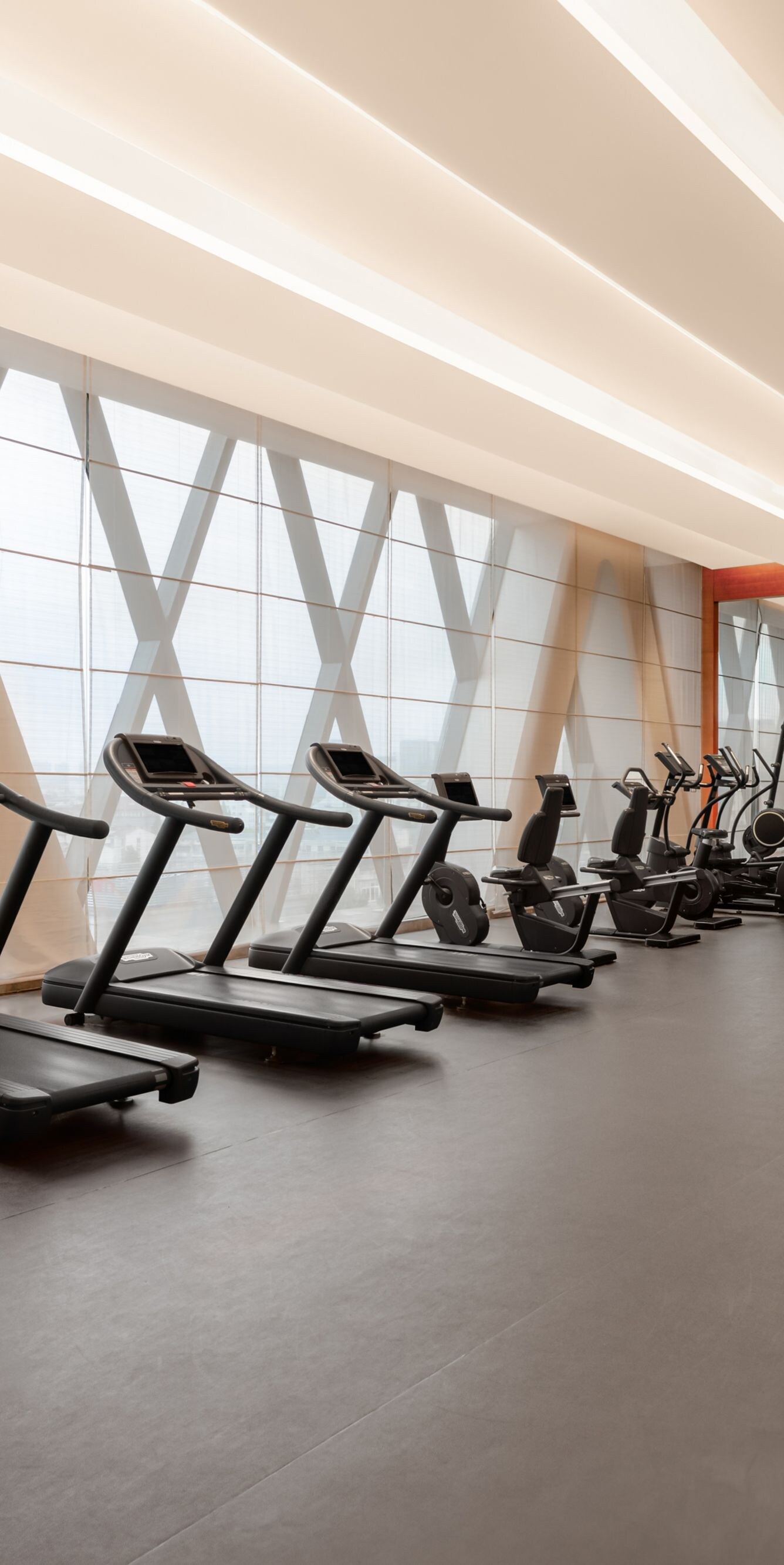 fitness center with cardio equipment