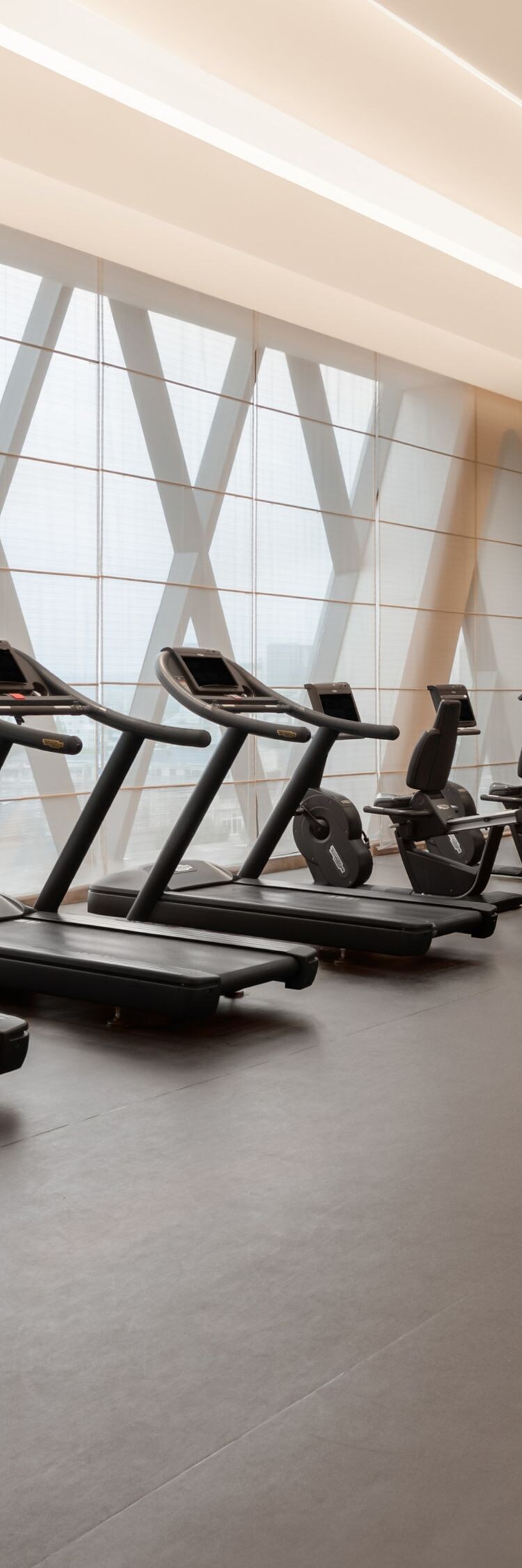 fitness center with cardio equipment
