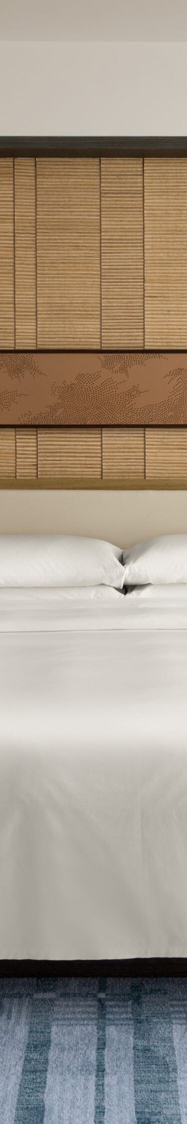 king bed-partial view
