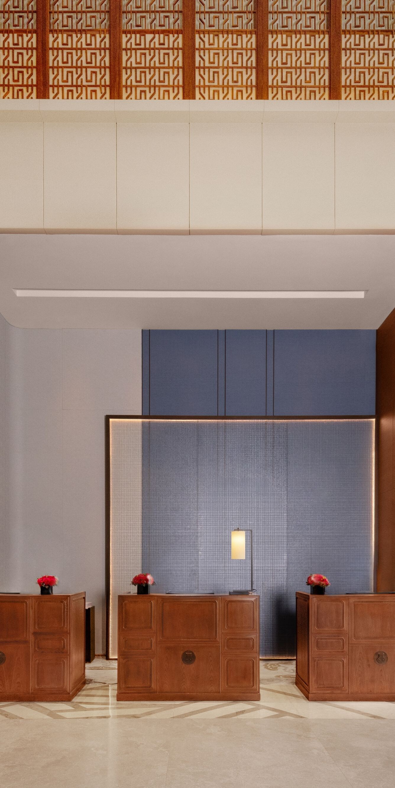 sky lobby-reception counter