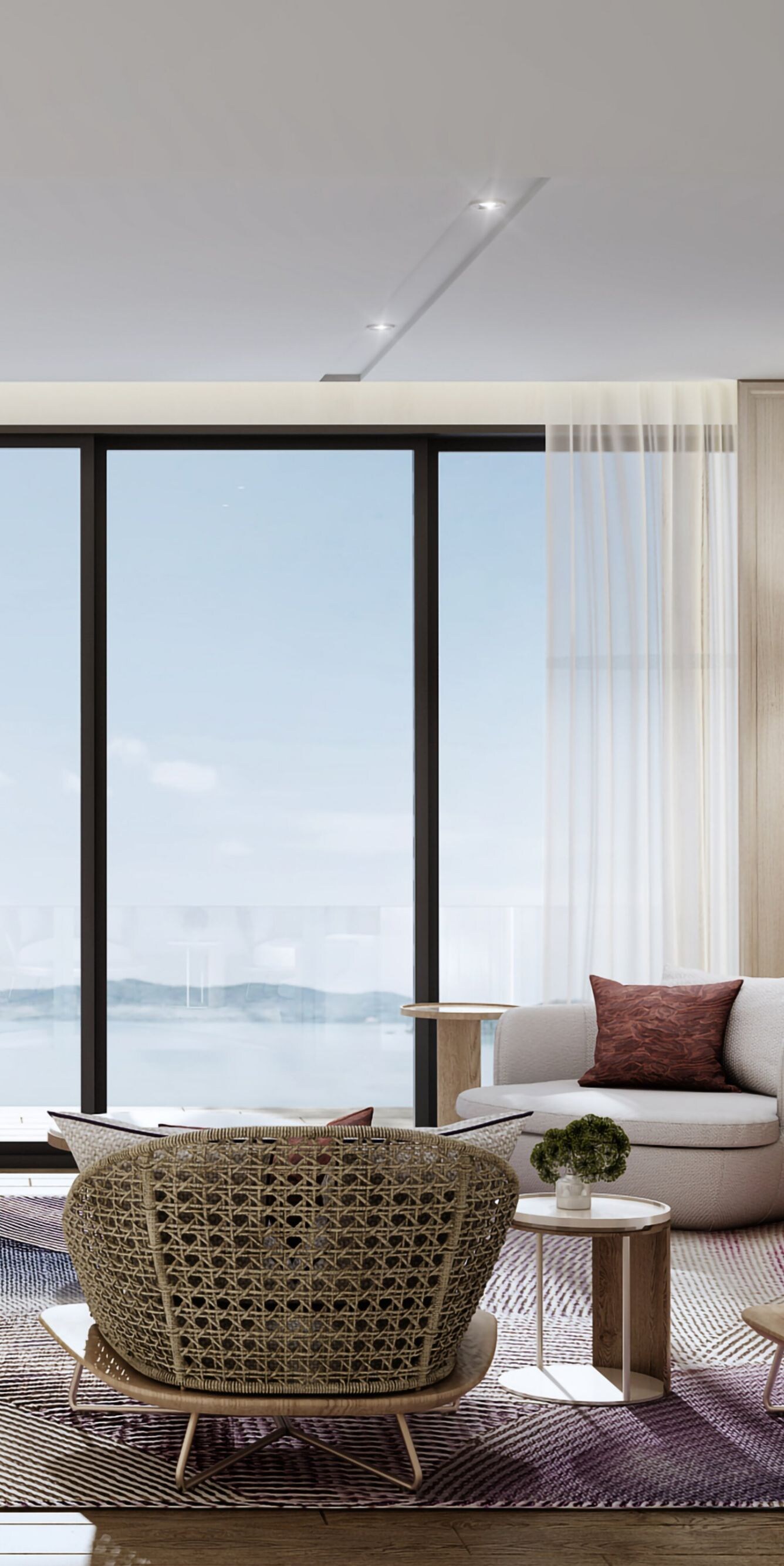 Suite Tổng thống hạng sang với tầm nhìn ra biển