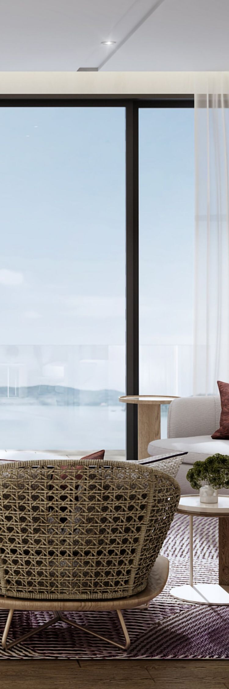 Suite Tổng thống hạng sang với tầm nhìn ra biển
