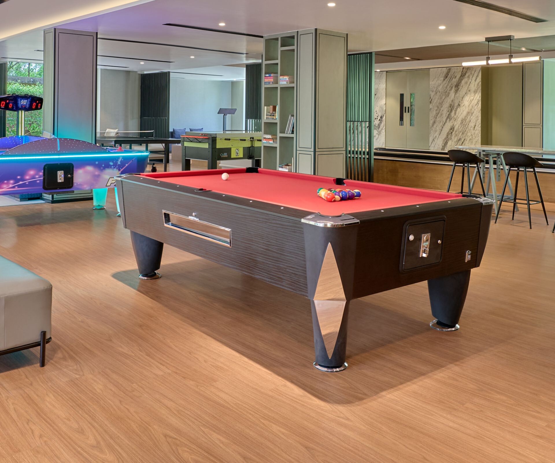 Clubhouse with Pool Table & Air Hockey