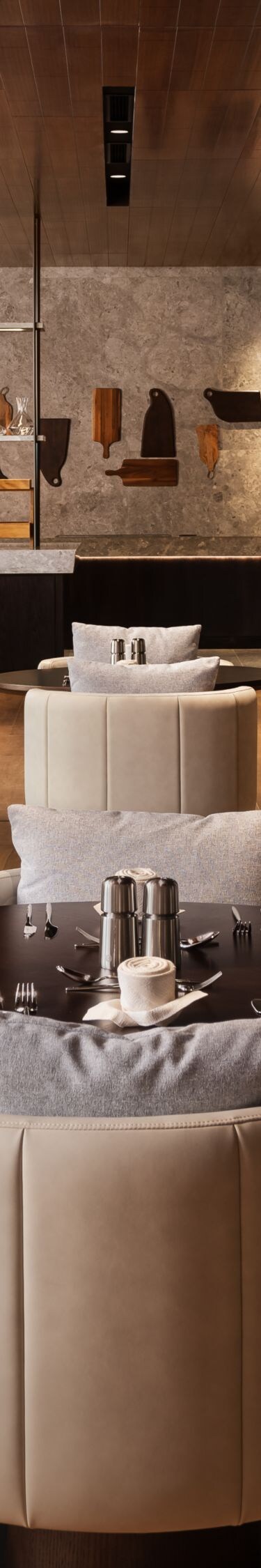 lounge with modern design and seating