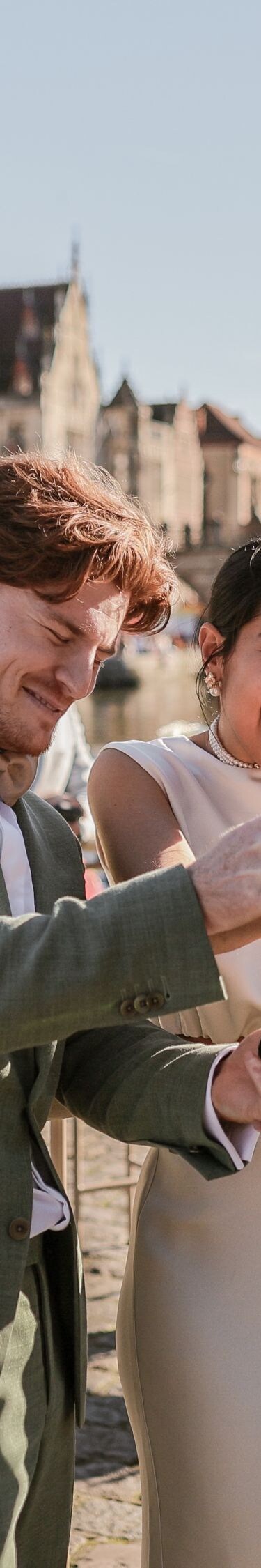 Wedding Leie River view