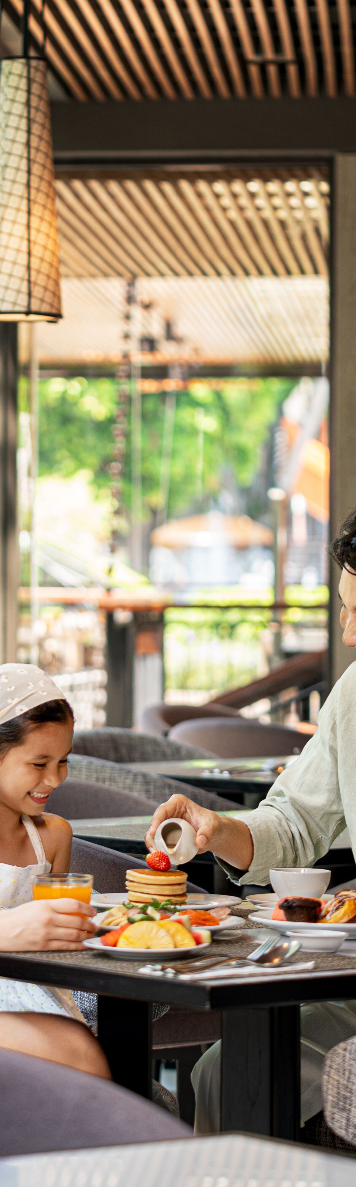 table, breakfast, family, dining