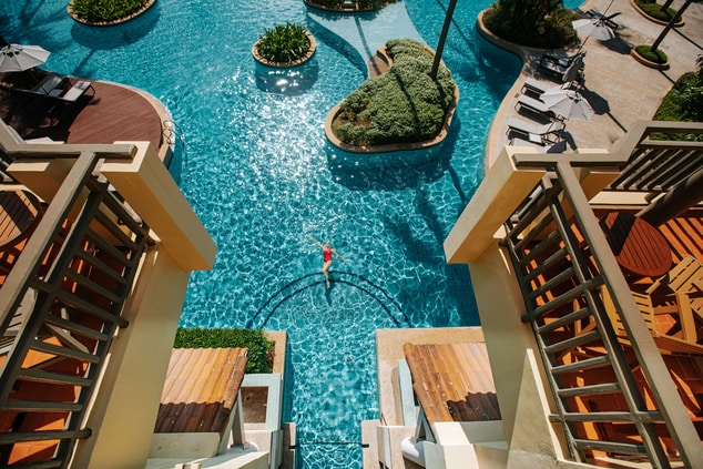 Aerial - swiming pool