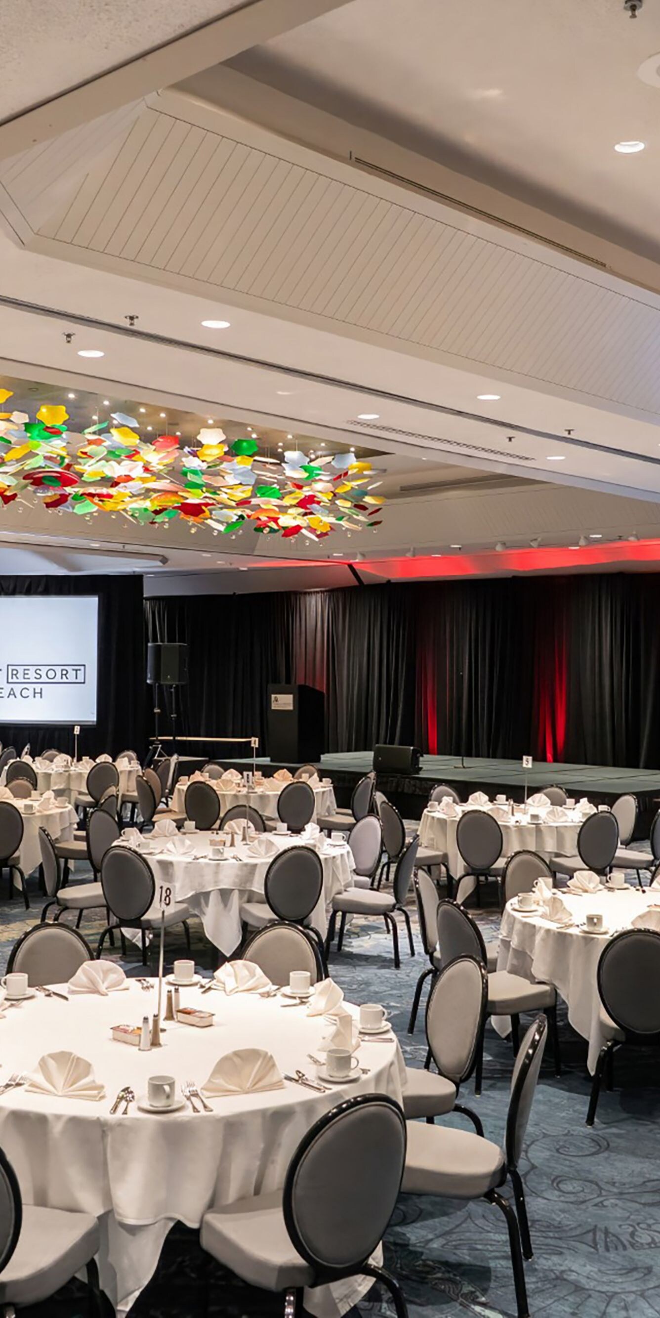 View of ballroom reception