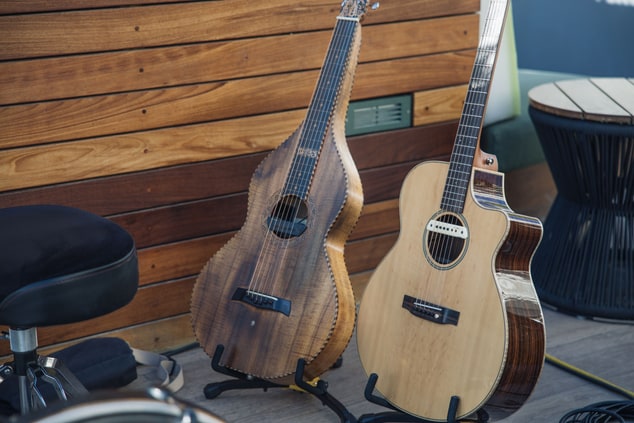 Acoustic guitars for live music 