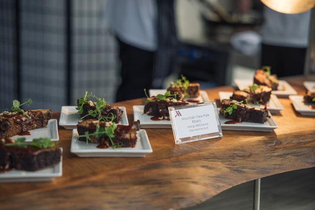 Pork Riblets served at an event