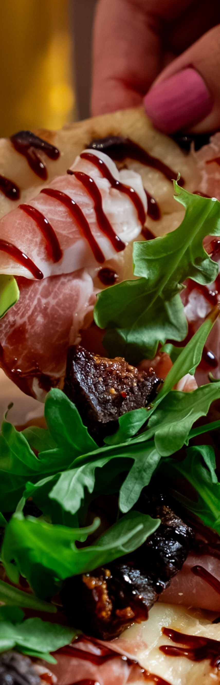 Prosciutto flatbread at Wellington’s