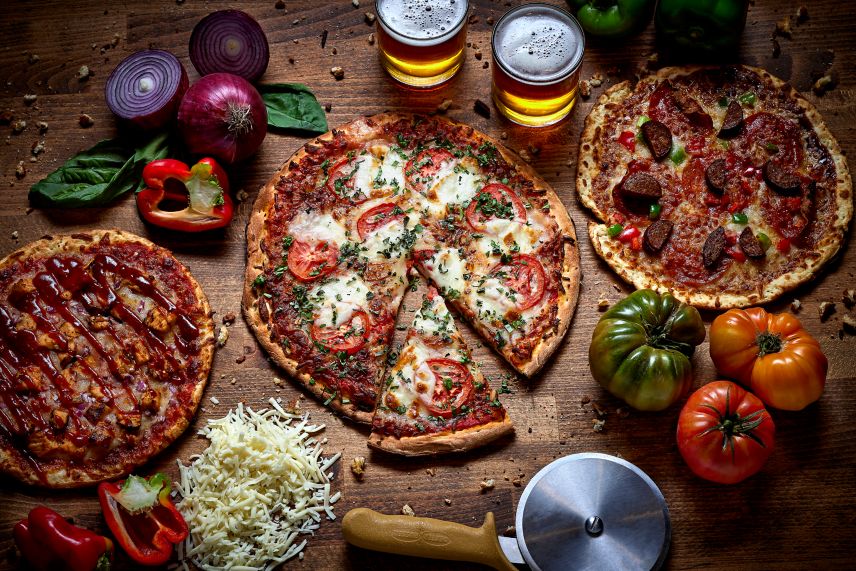 「Slice」のピザ